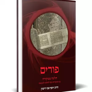 פורים - הלכה ממקורה