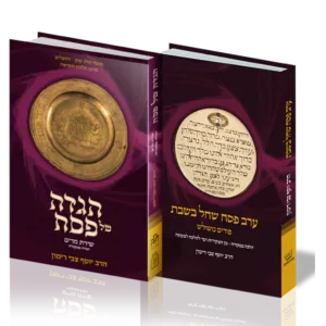 סט הגדה של פסח + ערב פסח שחל בשבת (סט מיוחד לשנה זו)