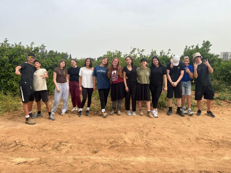 נערים ונערות בפעילות חקלאית במסגרת פרויקט להיות ייעודי