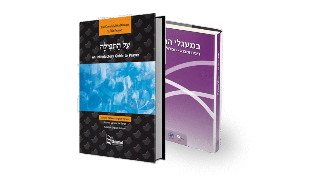 הדמיית ספר על התפילה והדמיית ספר במעגלי ההלכה